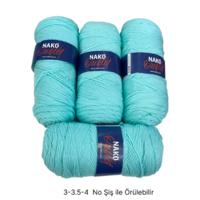 İH9803 - 630 gr. (4 Adet) Nako outlet uzun sarım  İhraç Fazlası İp