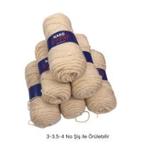 İH9809 - 950 gr. (6 Adet) Nako outlet uzun sarım  İhraç Fazlası İp