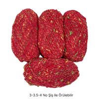 İH9840 - 350 gr. (4 Adet) Fantazi çiçek ip  İhraç Fazlası İp