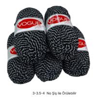 İH9847 - 500 gr. (5 Adet)  Kırçıllı Nako vogue İhraç Fazlası İp