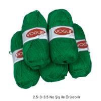 İH9854 - 500 gr. (5 Adet) Simli nako vogue   İhraç Fazlası İp