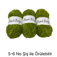 KD1530 - 330 gr. (3 Adet) Standart kalınlık Kadife İhraç Fazlası İp