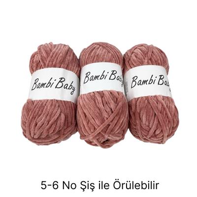 KD1645 - 320 gr. (3 Adet) Standart kalınlık Kadife İhraç Fazlası İp