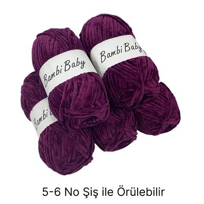 KD1659 - 578 gr. (5 Adet) Standart kalınlık Kadife İhraç Fazlası İp