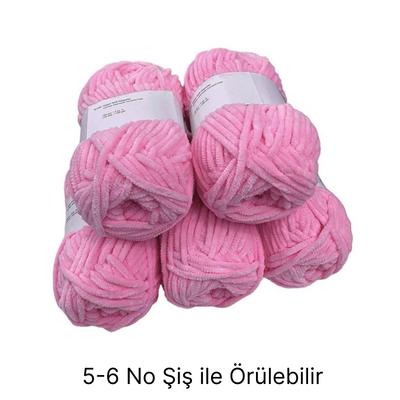 KD1667- 500 gr. (5 Adet) Standart kalınlık Kadife İhraç Fazlası İp