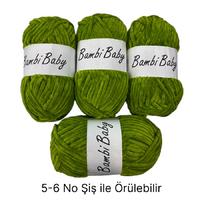KD1668 - 400 gr. (4 Adet) Standart kalınlık Kadife İhraç Fazlası İp