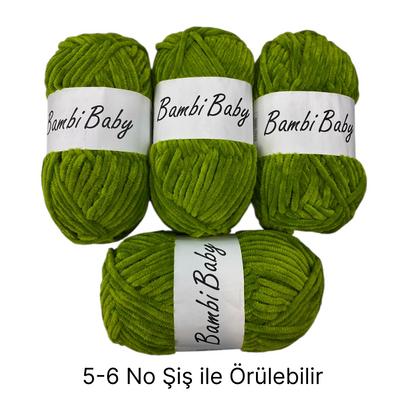 KD1668 - 400 gr. (4 Adet) Standart kalınlık Kadife İhraç Fazlası İp