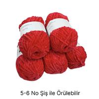 KD1675 - 500 gr. (5 Adet) Standart kalınlık Kadife İhraç Fazlası İp