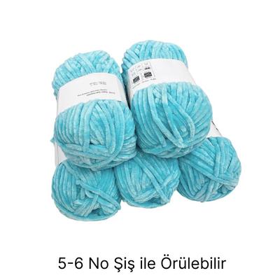 KD1677 - 500 gr. (5 Adet) Standart kalınlık Kadife İhraç Fazlası İp