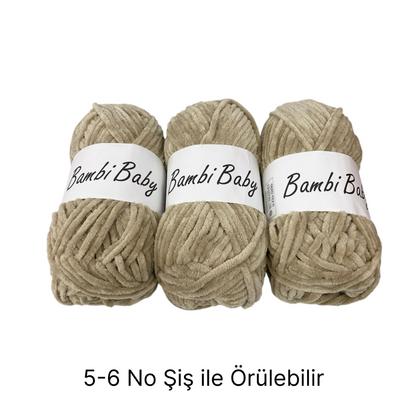 KD1723 - 300 gr. (3 Adet) Standart kalınlık Kadife İhraç Fazlası İp