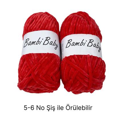 KD1724 - 200 gr. (2 Adet) Standart kalınlık Kadife İhraç Fazlası İp