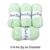 KD1733 - 434 gr. (4 Adet) Standart kalınlık Kadife İhraç Fazlası İp