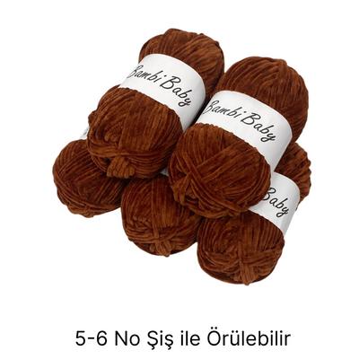 KD1753 - 500 gr. (5 Adet) Standart kalınlık Kadife İhraç Fazlası İp