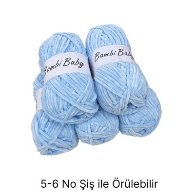 KD1754 - 500 gr. (5 Adet) Standart kalınlık Kadife İhraç Fazlası İp
