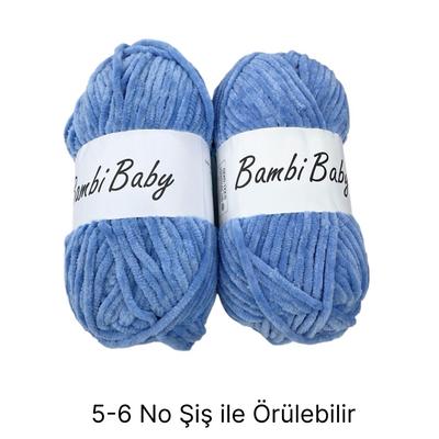 KD1765 - 220 gr. (2 Adet) Standart kalınlık Kadife İhraç Fazlası İp