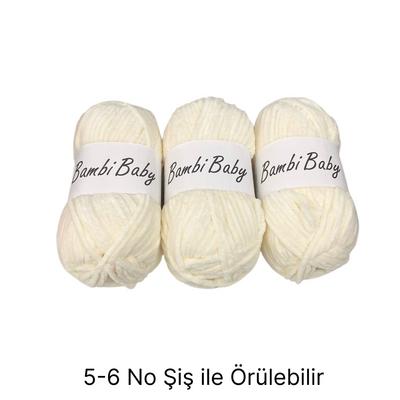 KD1809 - 272 gr. (3 Adet) Standart kalınlık Kadife İhraç Fazlası İp
