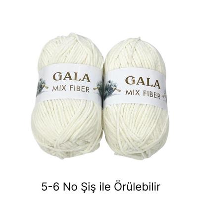KD1817 - 200 gr. (2 Adet) İNCE KADİFE EKRU Kadife İhraç Fazlası İp