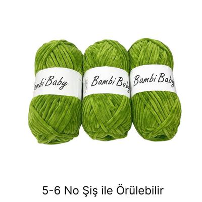 KD1831 - 330 gr. (3 Adet) Standart kalınlık Kadife İhraç Fazlası İp