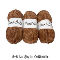KD1868 - 320 gr. (3 Adet) Standart kalınlık Kadife İhraç Fazlası İp