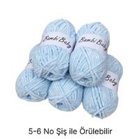 KD1874 - 500 gr. (5 Adet) Standart kalınlık Kadife İhraç Fazlası İp
