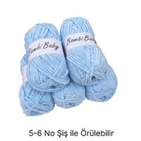 KD1879 - 500 gr. (5 Adet) Standart kalınlık Kadife İhraç Fazlası İp