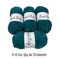KD1890 - 374 gr. (4 Adet) Standart kalınlık Kadife İhraç Fazlası İp