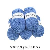 KD1913 - 500 gr. (5 Adet) Standart kalınlık Kadife İhraç Fazlası İp