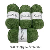 KD1919  - 420 gr. (4 Adet) Standart kalınlık Kadife İhraç Fazlası İp