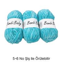 KD1921 - 325 gr. (3 Adet) Standart kalınlık Kadife İhraç Fazlası İp