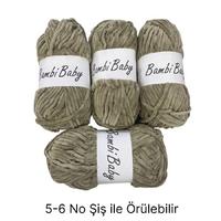 KD1922 - 438 gr. (4 Adet) Standart kalınlık Kadife İhraç Fazlası İp
