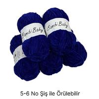 KD1958 - 500 gr. (5 Adet) Standart kalınlık Kadife İhraç Fazlası İp