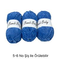 KD1972 - 300 gr. (3 Adet) Standart kalınlık Kadife İhraç Fazlası İp