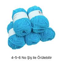 KD2078 - 550 gr. (5 Adet) Standart kalınlık kadife İhraç Fazlası İp