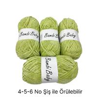 KD2104 - 330 gr. (4 Adet) Standart kalınlık Kadife İhraç Fazlası İp