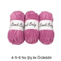 KD2111 - 328 gr. (3 Adet) Standart kalınlık Kadife İhraç Fazlası İp