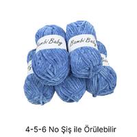 KD2124 - 570 gr. (5 Adet) Standart kalınlık Kadife İhraç Fazlası İp