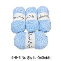 KD2156 - 456 gr. (4 Adet) Standart kalınlık Kadife İhraç Fazlası İp