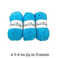 KD2176 - 300 gr. (3 Adet) Standart kalınlık Kadife İhraç Fazlası İp