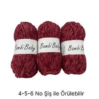 KD2188 - 318 gr. (3 Adet) Standart kalınlık Kadife İhraç Fazlası İp