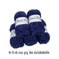 KD2260 - 500 gr. (5 Adet) Standart kalınlık Kadife İhraç Fazlası İp