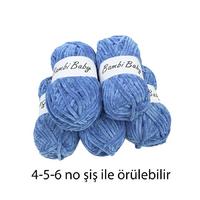 KD2261 - 500 gr. (5 Adet) Standart kalınlık Kadife İhraç Fazlası İp