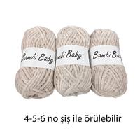 KD2301 - 322 gr. (3 Adet) Standart kalınlık  Kadife İhraç Fazlası İp