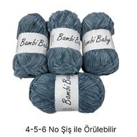 KD2364 - 420 gr. (4 Adet) Standart kalınlık Kadife İhraç Fazlası İp