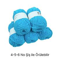 KD2408 - 500 gr. (5 Adet) Standart kalınlık Kadife İhraç Fazlası İp