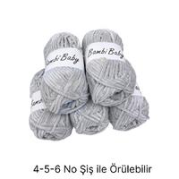 KD2425  - 500 gr. (5 Adet) Standart kalınlık Kadife İhraç Fazlası İp