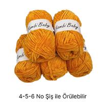 KD2436 - 530 gr. (5 Adet) Simli Standart kalınlık Kadife İhraç Fazlası İp