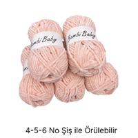 KD2441 - 500  gr. (5 Adet) Standart kalınlık Kadife İhraç Fazlası İp