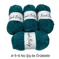 KD2448 - 500 gr. (4 Adet) Standart kalınlık Kadife İhraç Fazlası İp