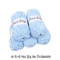 KD2457 - 500 gr. (5 Adet) Standart kalınlık Kadife İhraç Fazlası İp