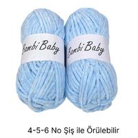 KD2498 - 200 gr. (2 Adet) Standart kalınlık Kadife İhraç Fazlası İp